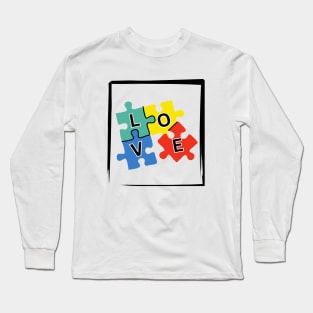 Puzzle Love icon Long Sleeve T-Shirt